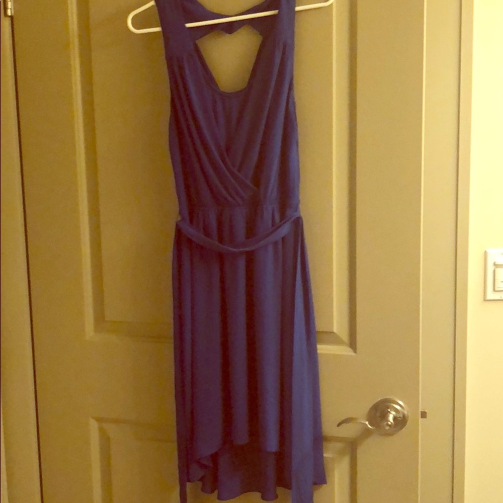 Express blue dress